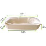 Wooden Baking Mold 30oz L:9.6in W:5.7in H:1.5in - 20 pcs Wooden Baking Mold 30oz L:9.6in W:5.7in H:1.5in - 20 pcs
